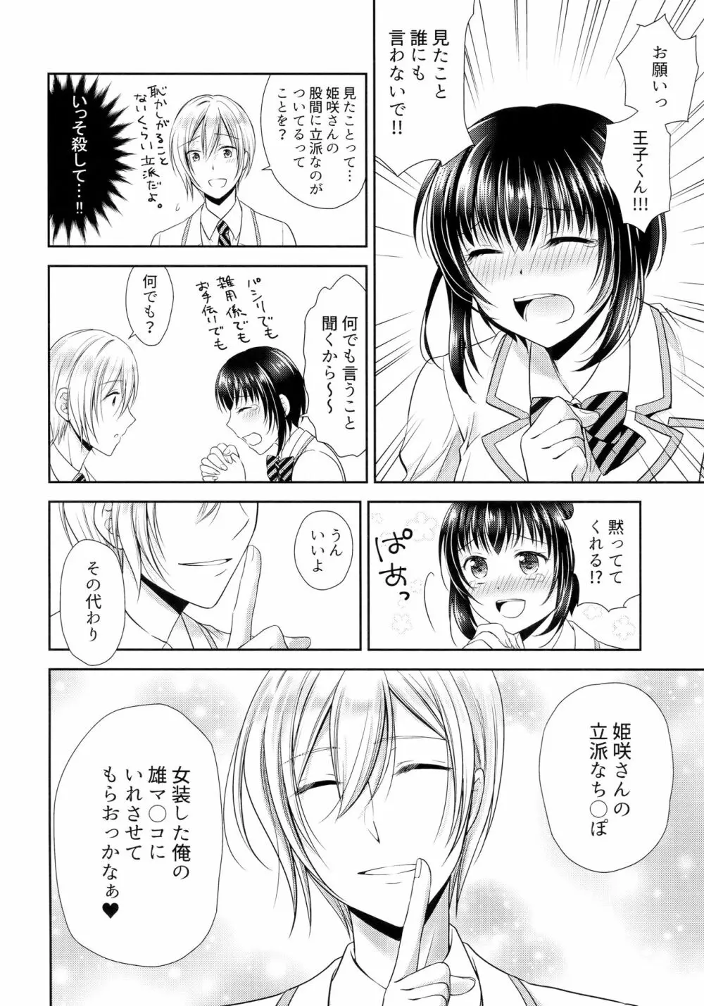 学園の王子様にメス調教することを強いられています! - page7