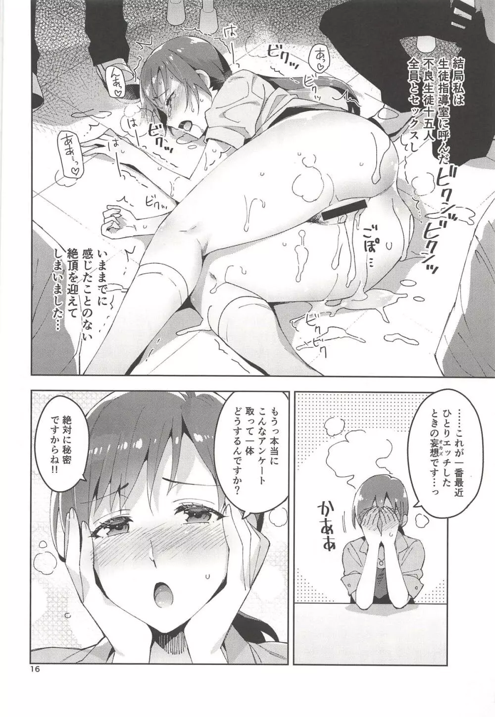 Cinderella, 妄想アイドル報告 - page15