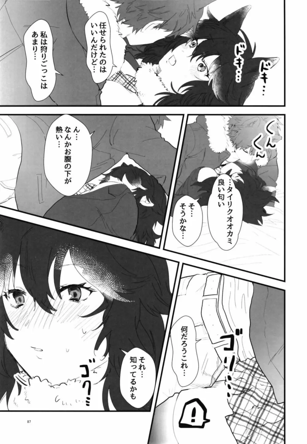 イイ顔いただきっ！えっちなタイリクオオカミ合同 - page87