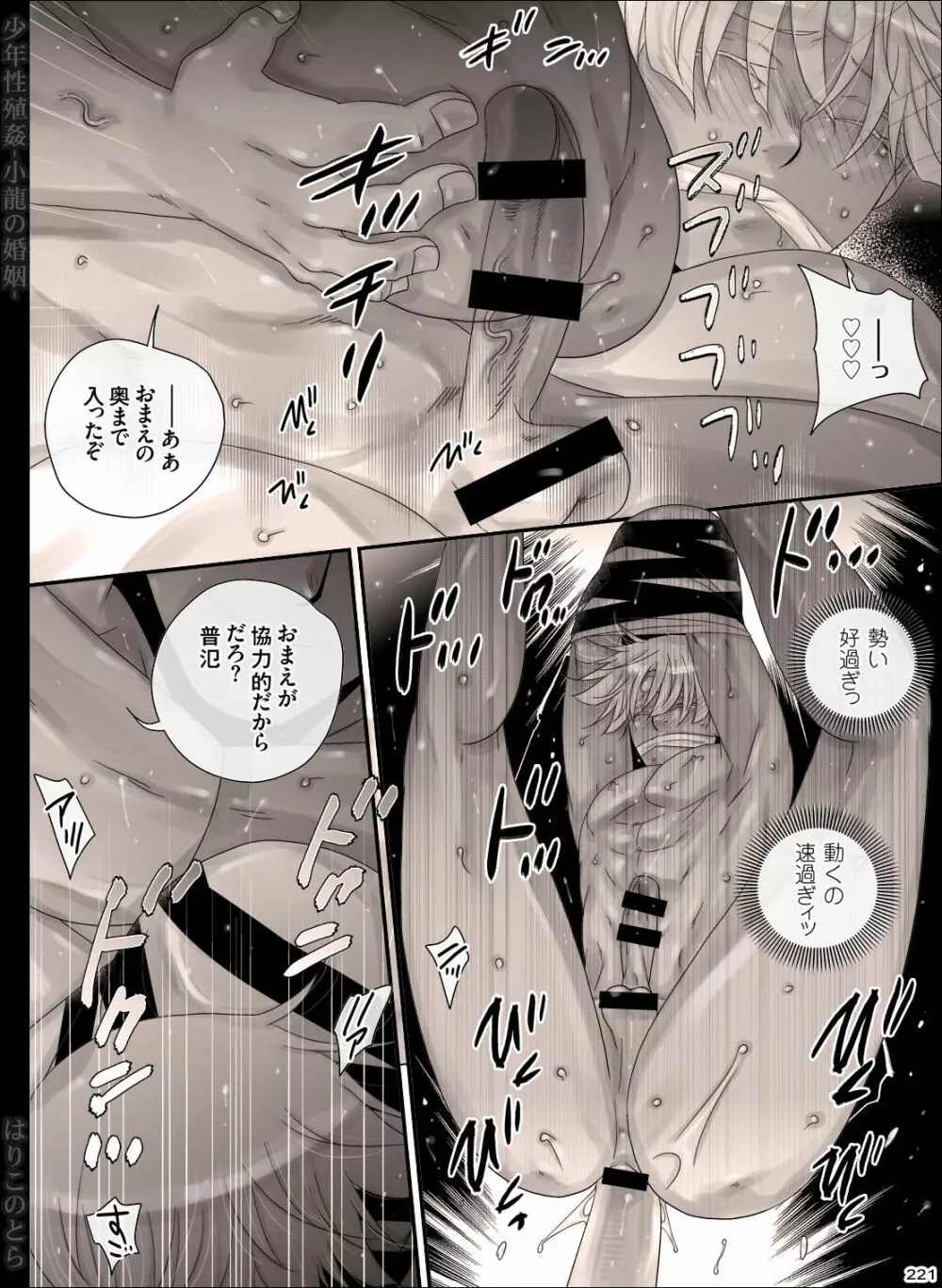 少年性殖姦 -小龍の婚姻- - page221