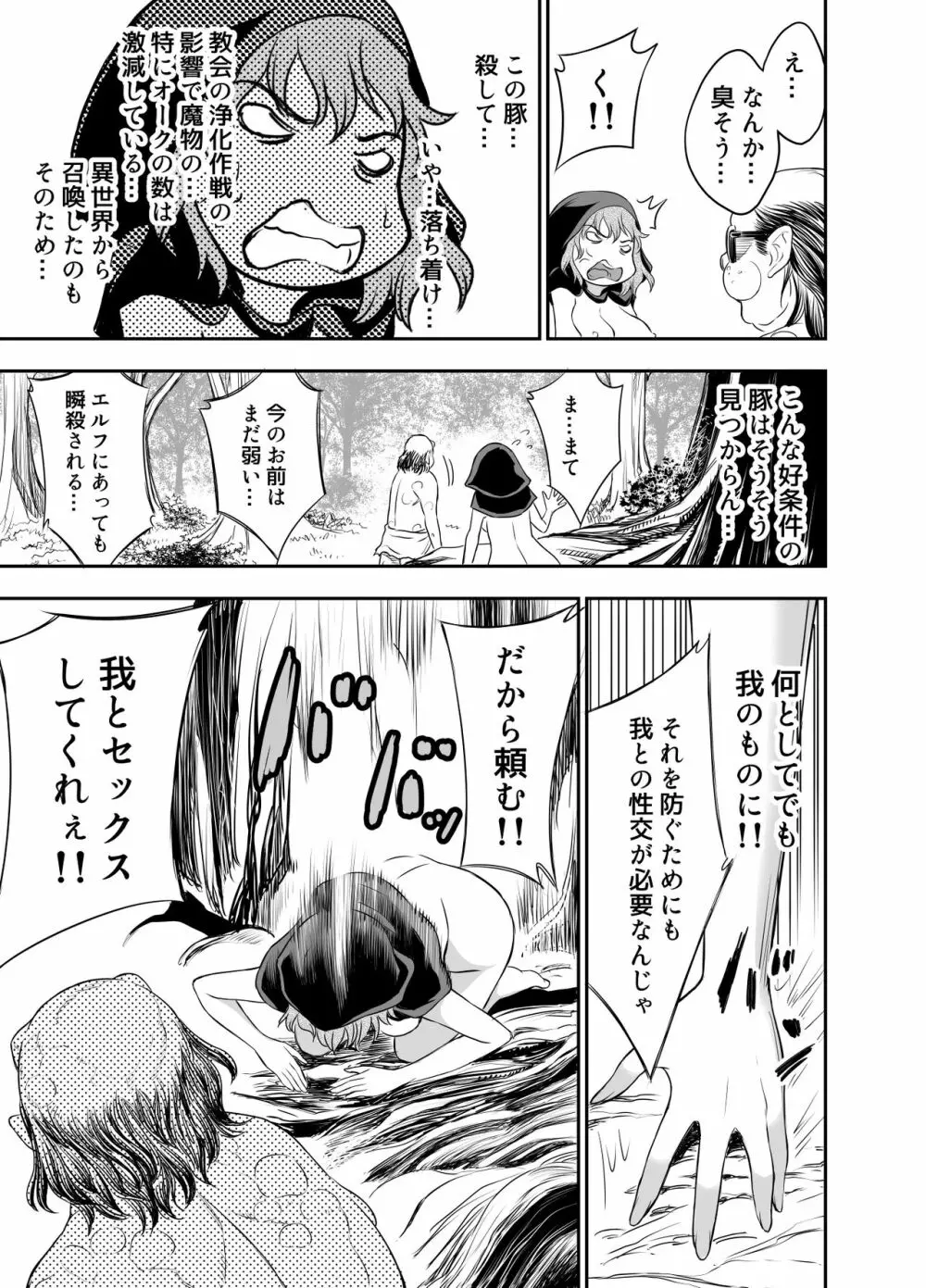 エルフ姦 －オークがエルフとヤりまくるー - page12