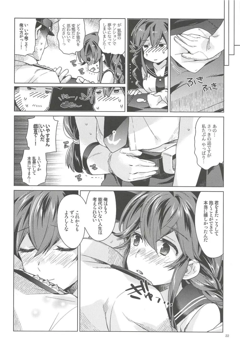 能代をずっとよろしくどうぞ! 能代のあまいお話2 - page21