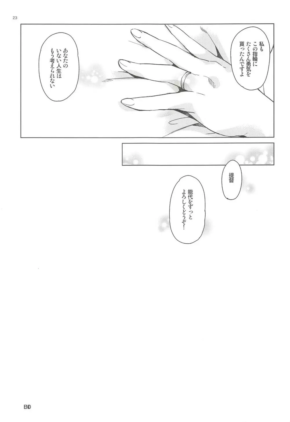 能代をずっとよろしくどうぞ! 能代のあまいお話2 - page22