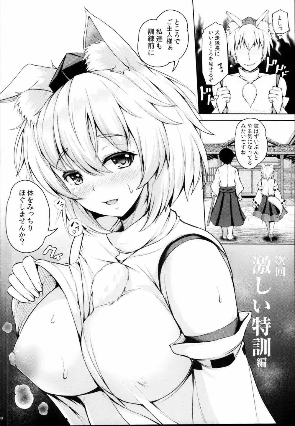 椛ちゃんとご主人様 -楽しい散歩編- - page30