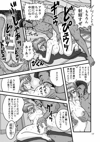 セク友遊び妻アキラ - page17