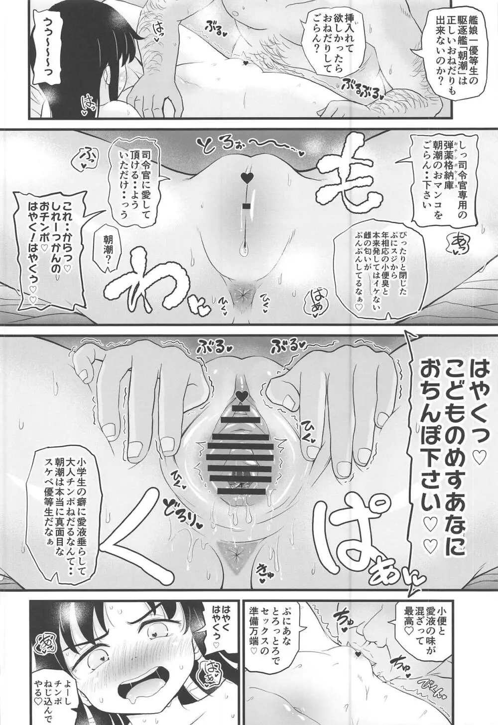 絶対に負けない朝潮ちゃん - page13