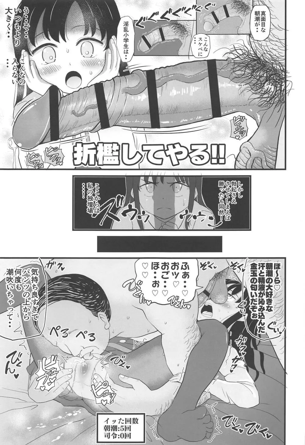 絶対に負けない朝潮ちゃん - page8