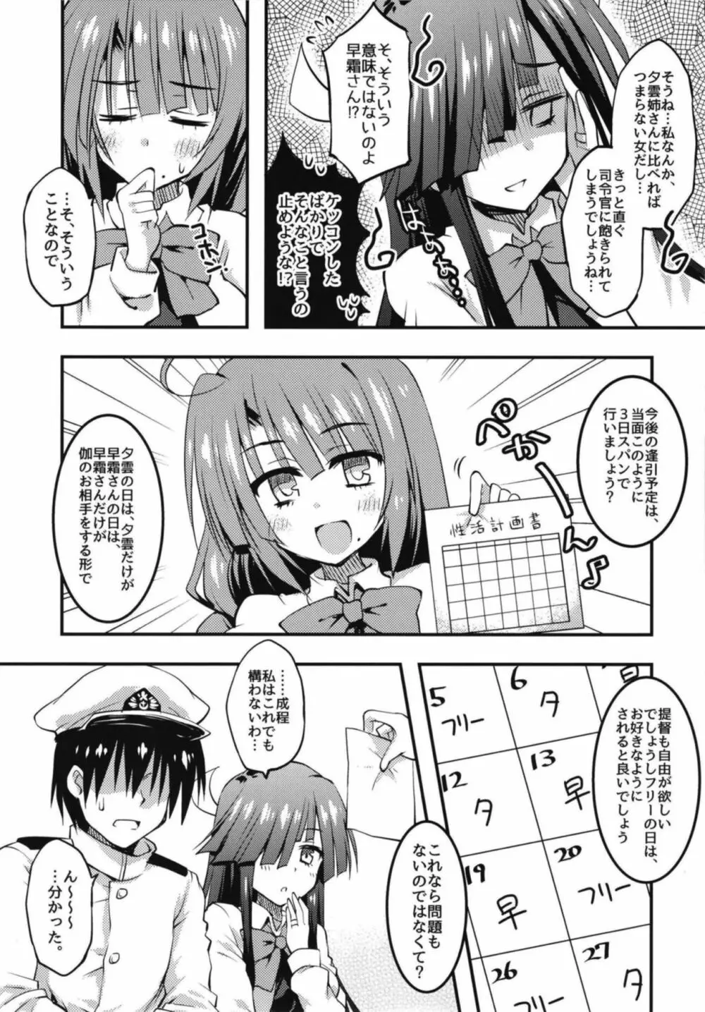 駆逐ハーレムと正妻夕雲の快適性活計画 - page8