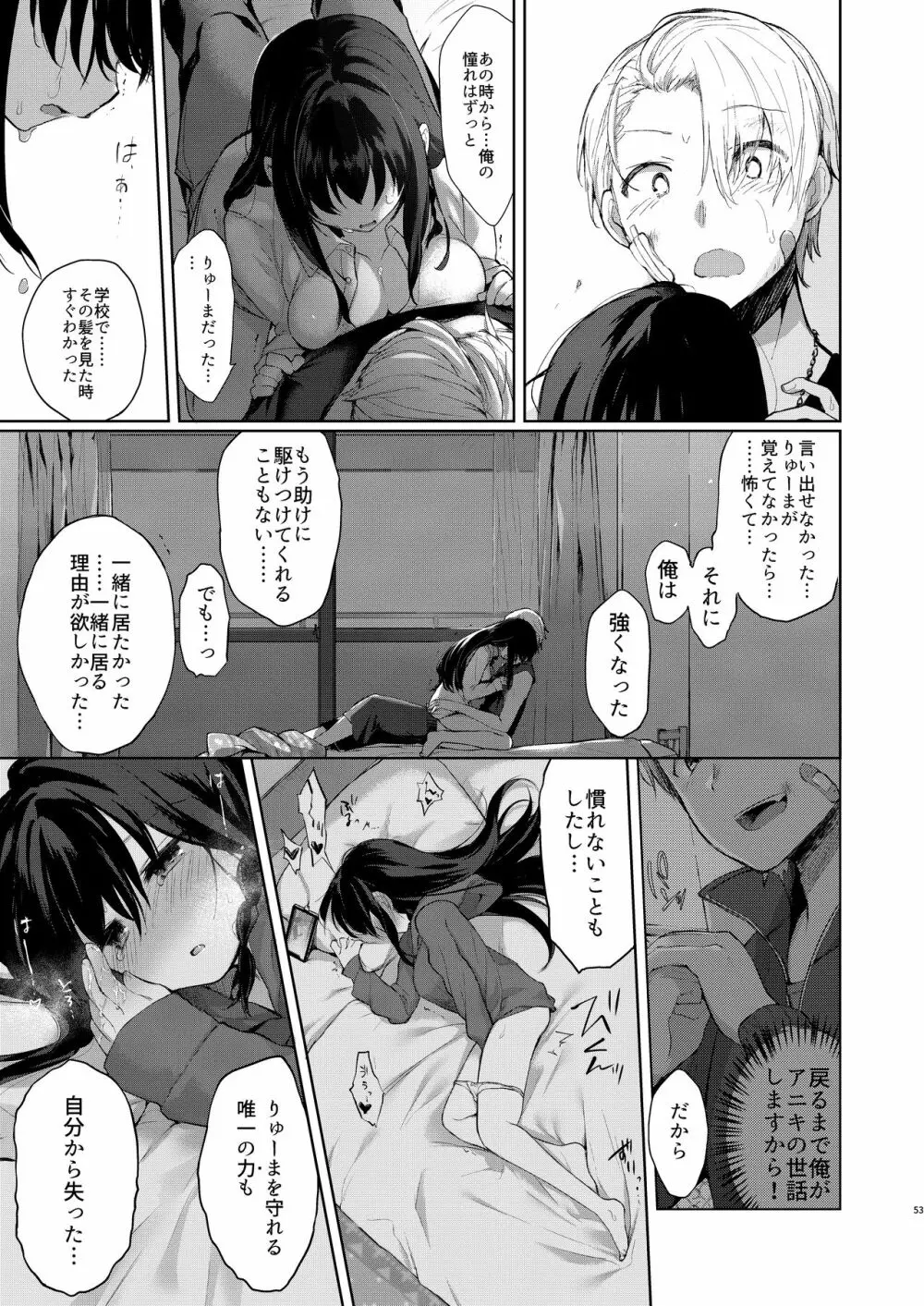 浴衣とレイプとアニキと俺と。 ―完全版― - page52