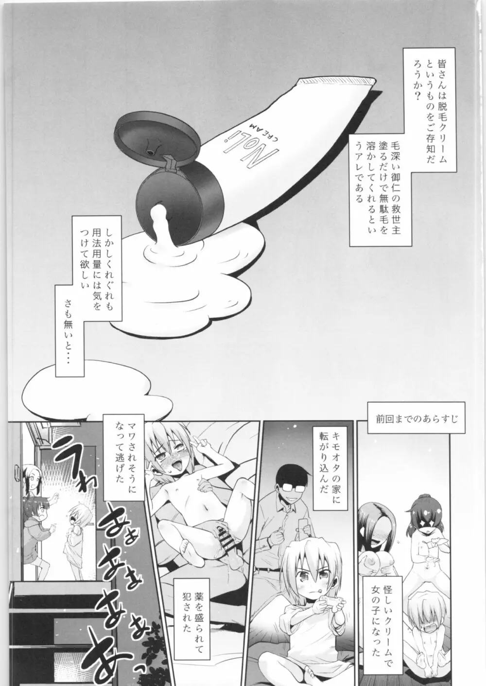 取り扱い注意!!魔法の脱毛クリーム。3 - page2