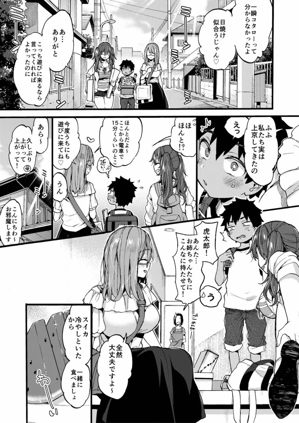 なつやすみもいとこのおねえちゃんにあそんでもらいました。 - page6