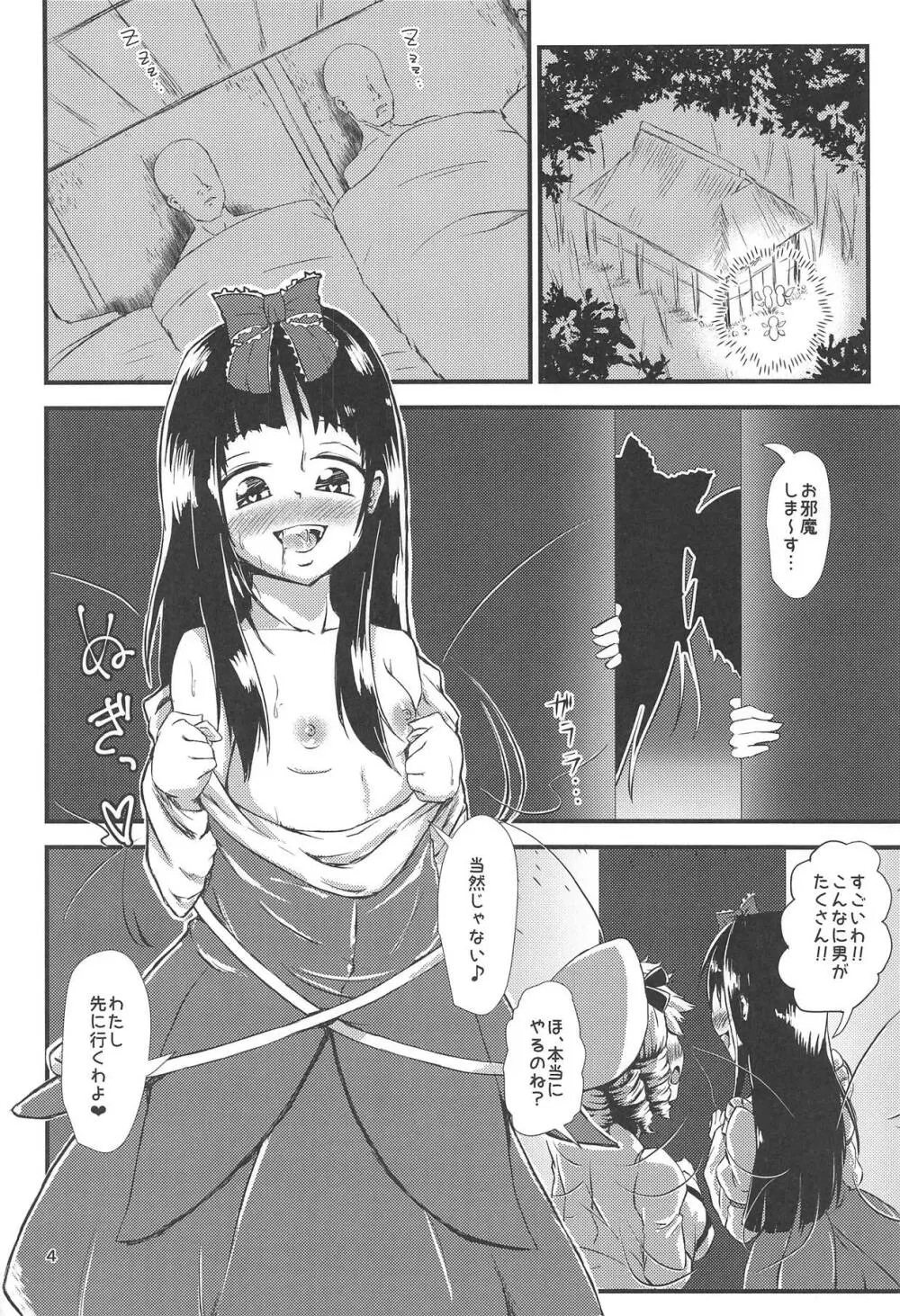 幻想郷エロ能力化異変V 妖精大乱交 - page3