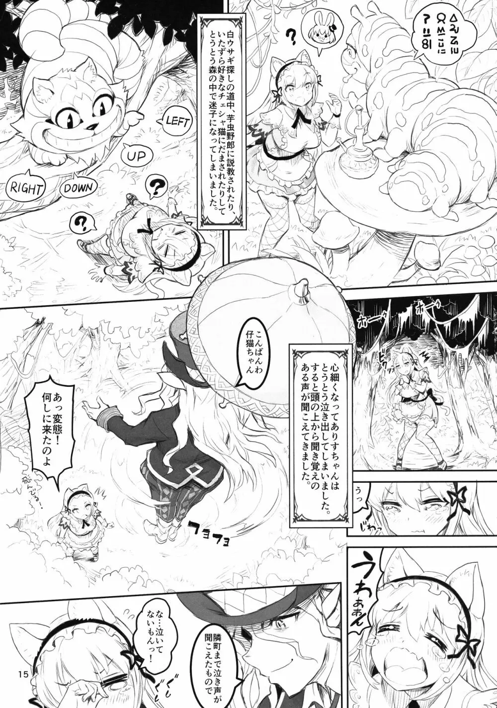 けもみみ童話集 不思議の国のありすちゃん - page14