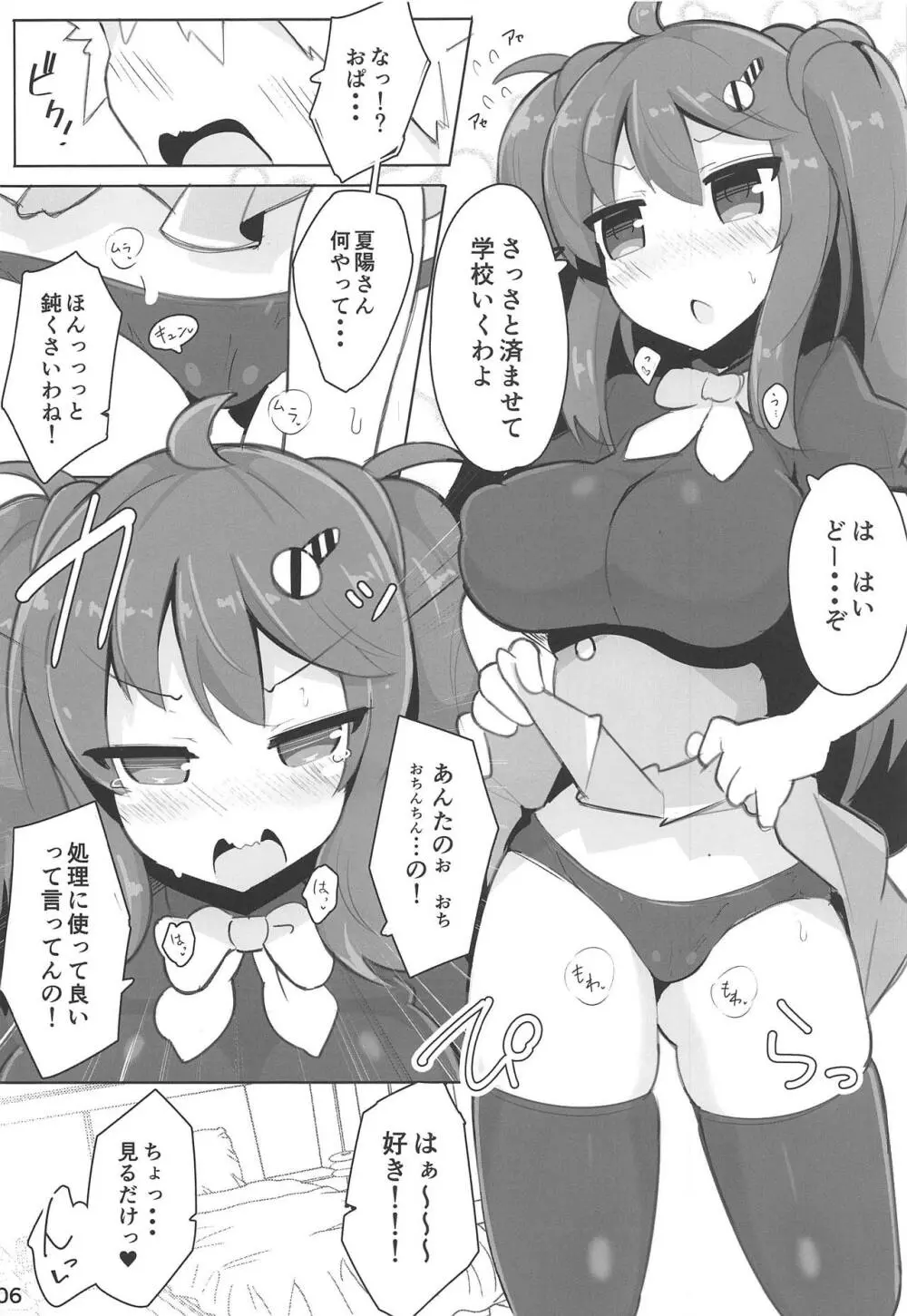 夏陽さんが誘ってくるから彼氏としてわからせてみた話 - page5