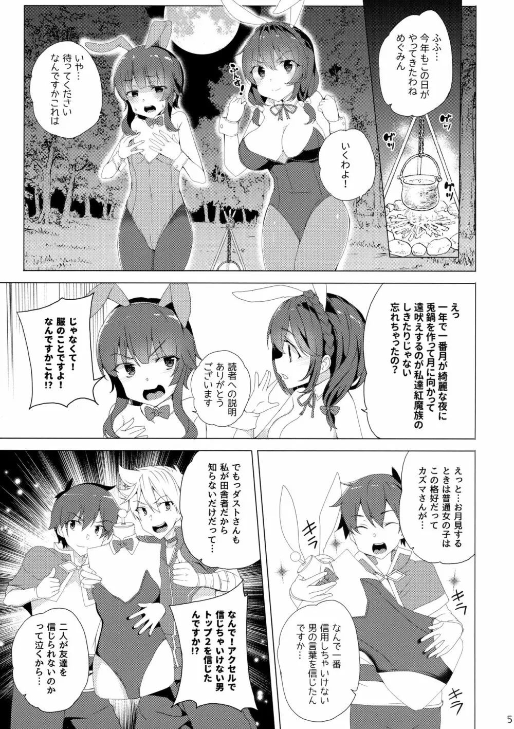 紅魔の娘は月夜に吠える - page4