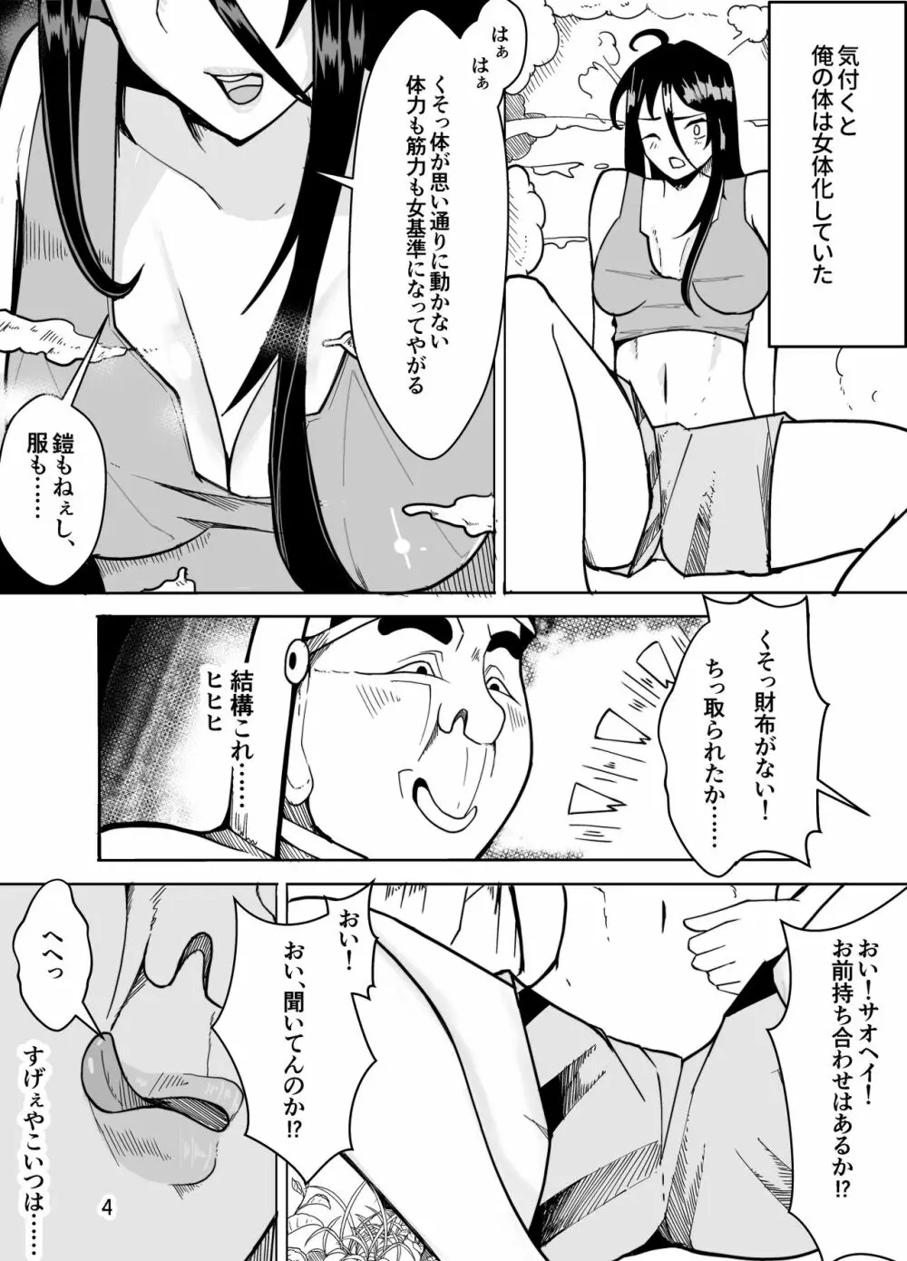 団長だった俺は女体化した - page6