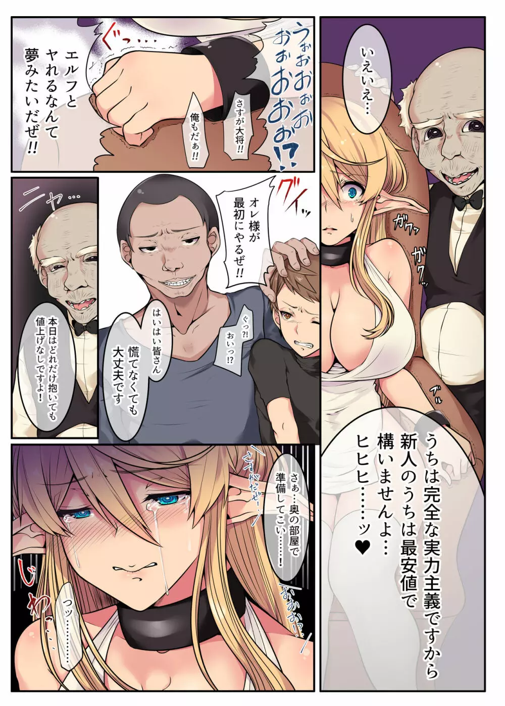 エルフの末路～処女から娼婦堕ちする200年間～ - page13