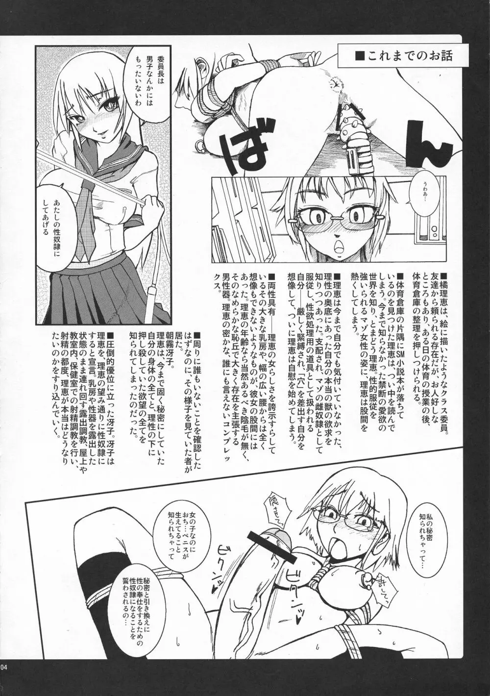 委員長・包茎恥乳奴隷6 - page3