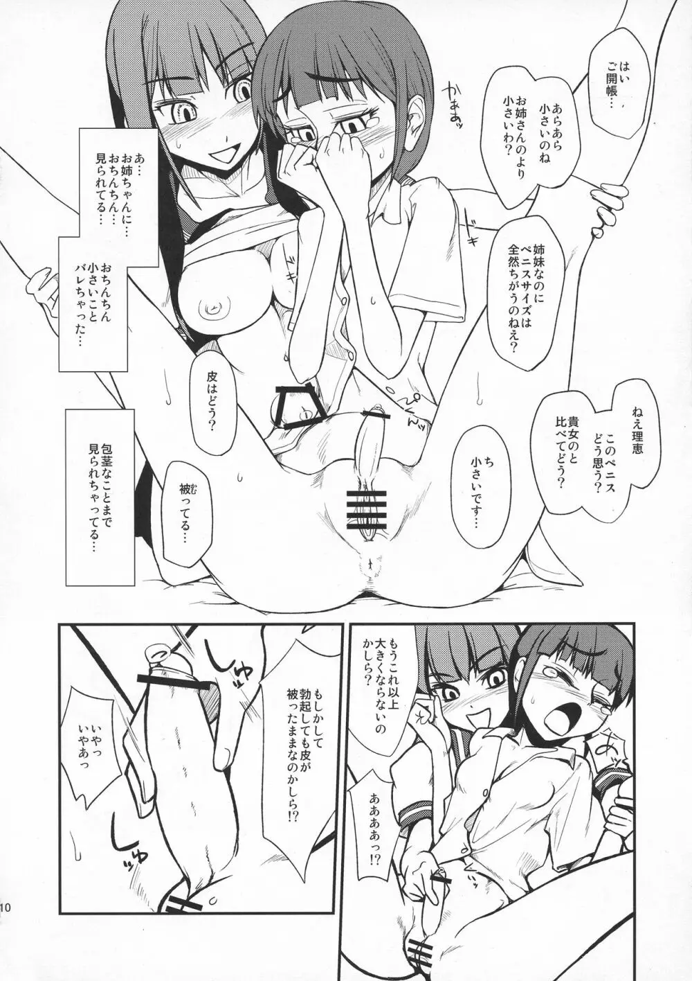 委員長・包茎恥乳奴隷6 - page9