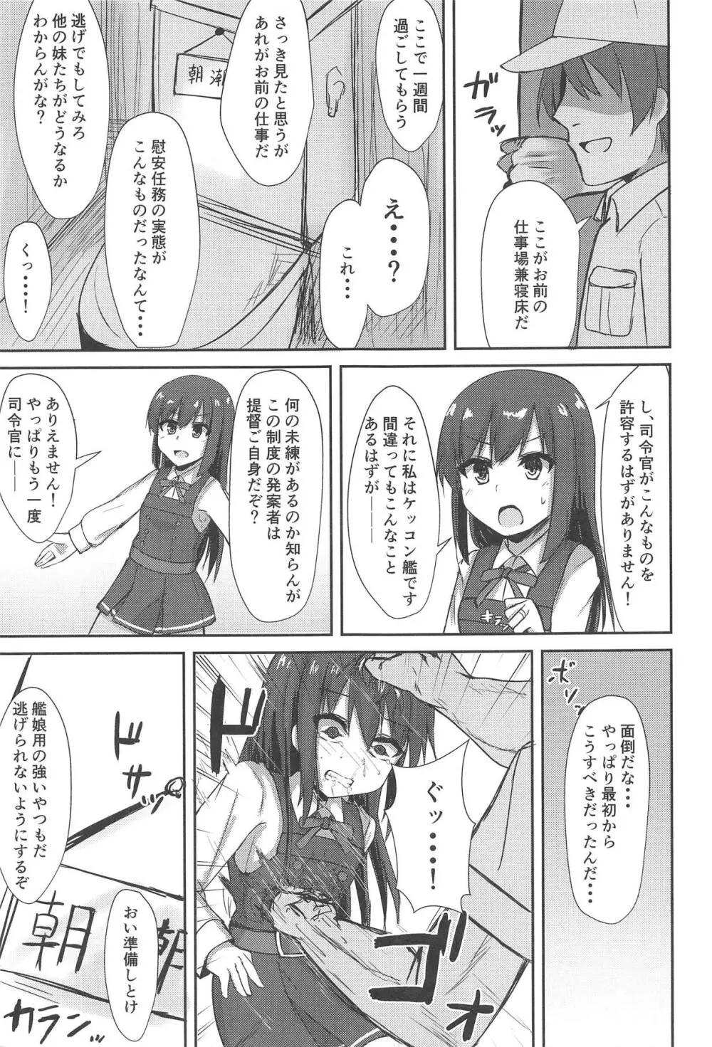 朝潮ちゃんの性処理週間 - page6