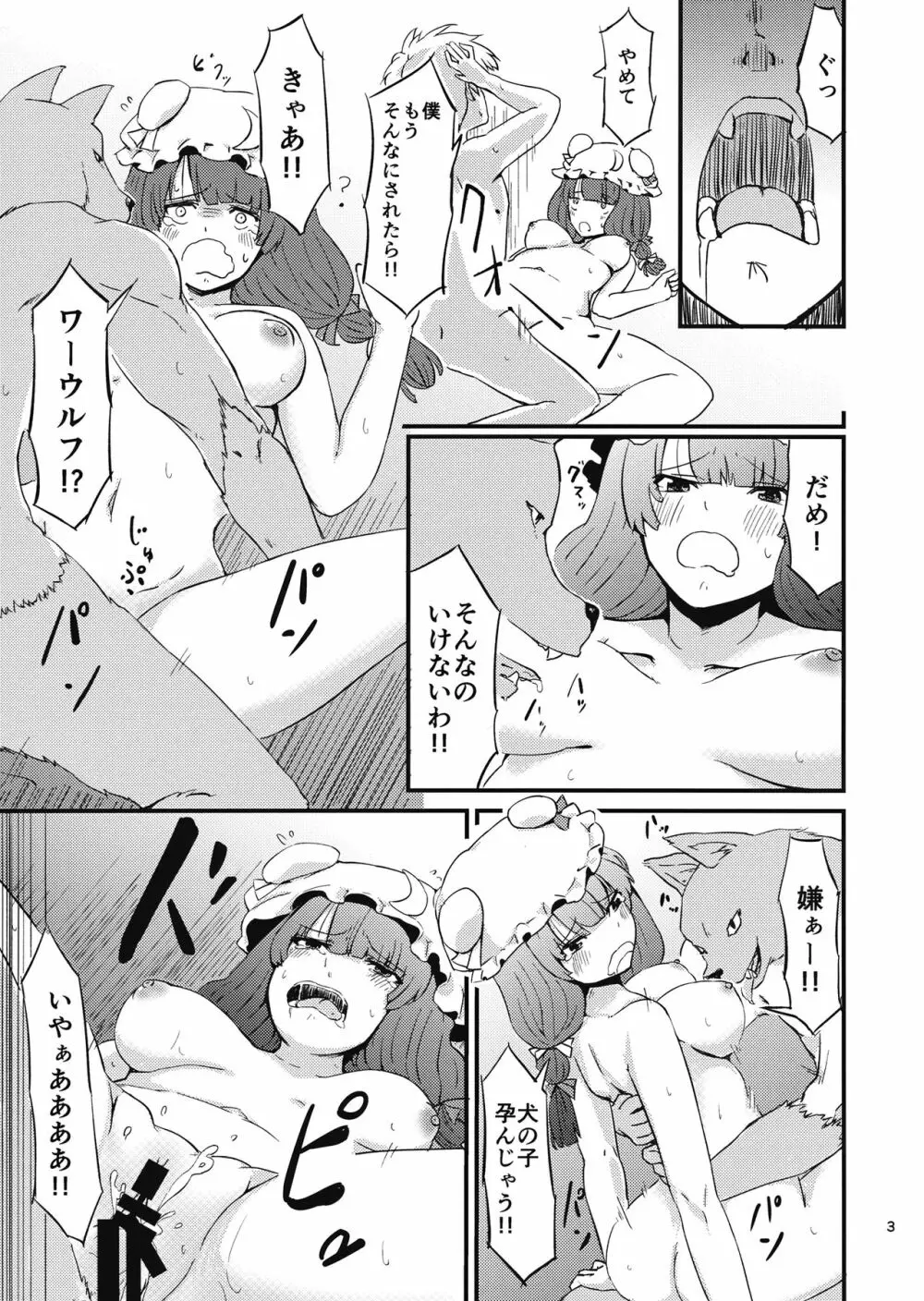 残念パチュリーのうっかり召喚術2 - page4