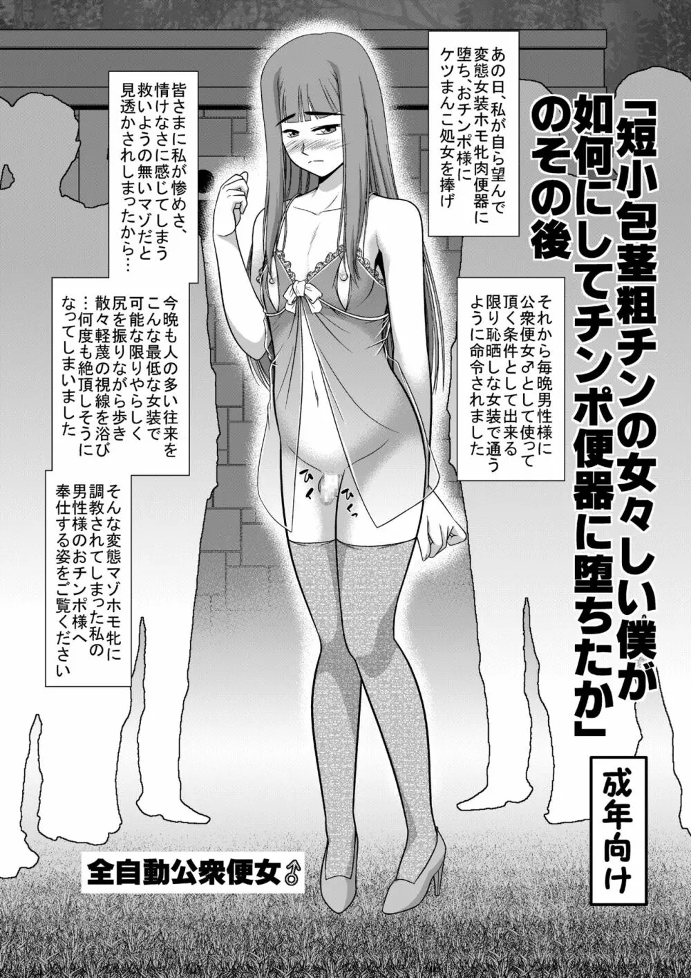 「短小包茎粗チンの女々しい僕が如何にしてチ○ポ便器に堕ちたか」のその後 - page1