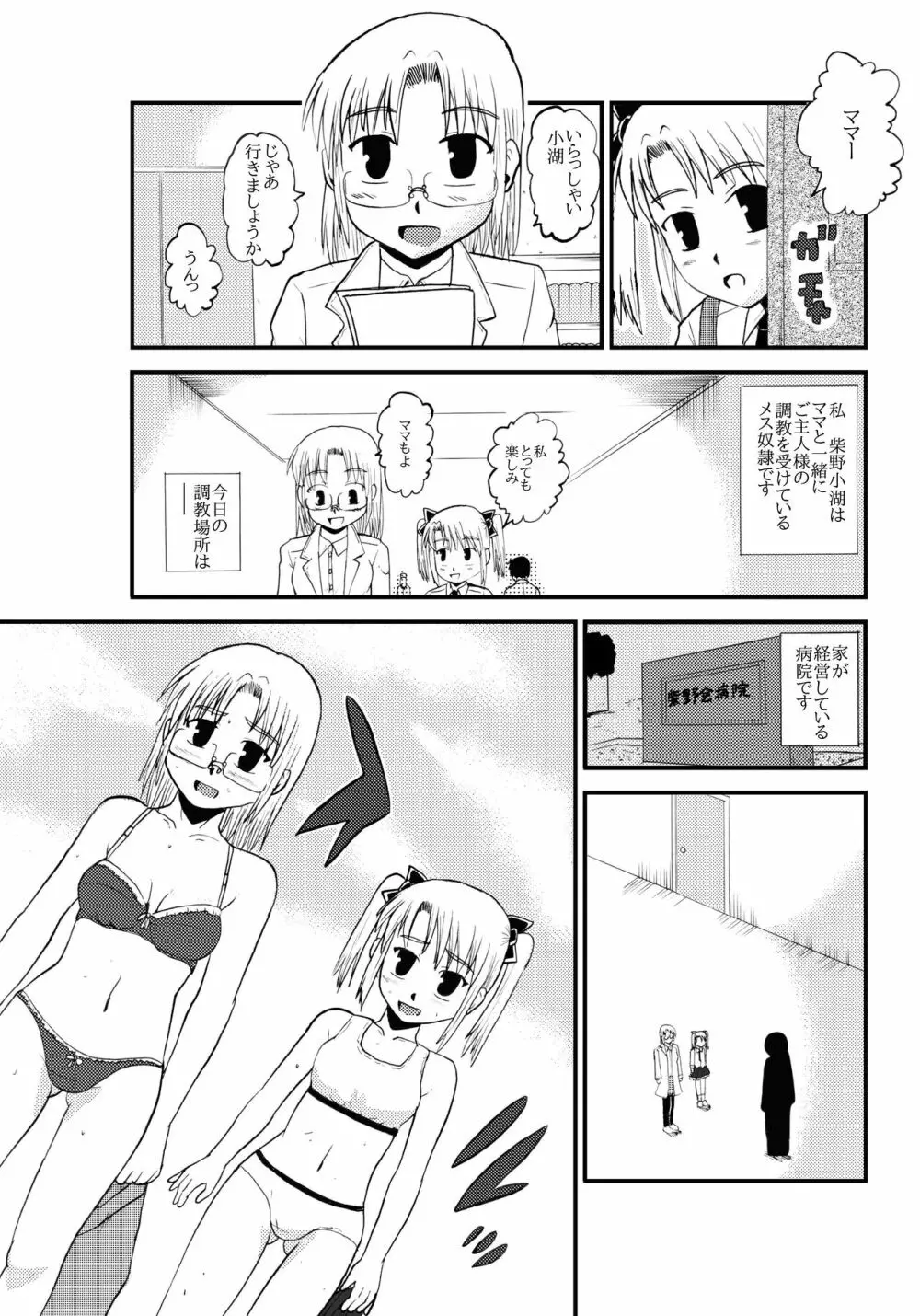 お母さんと一緒 柴野母娘の調教その1 - page3