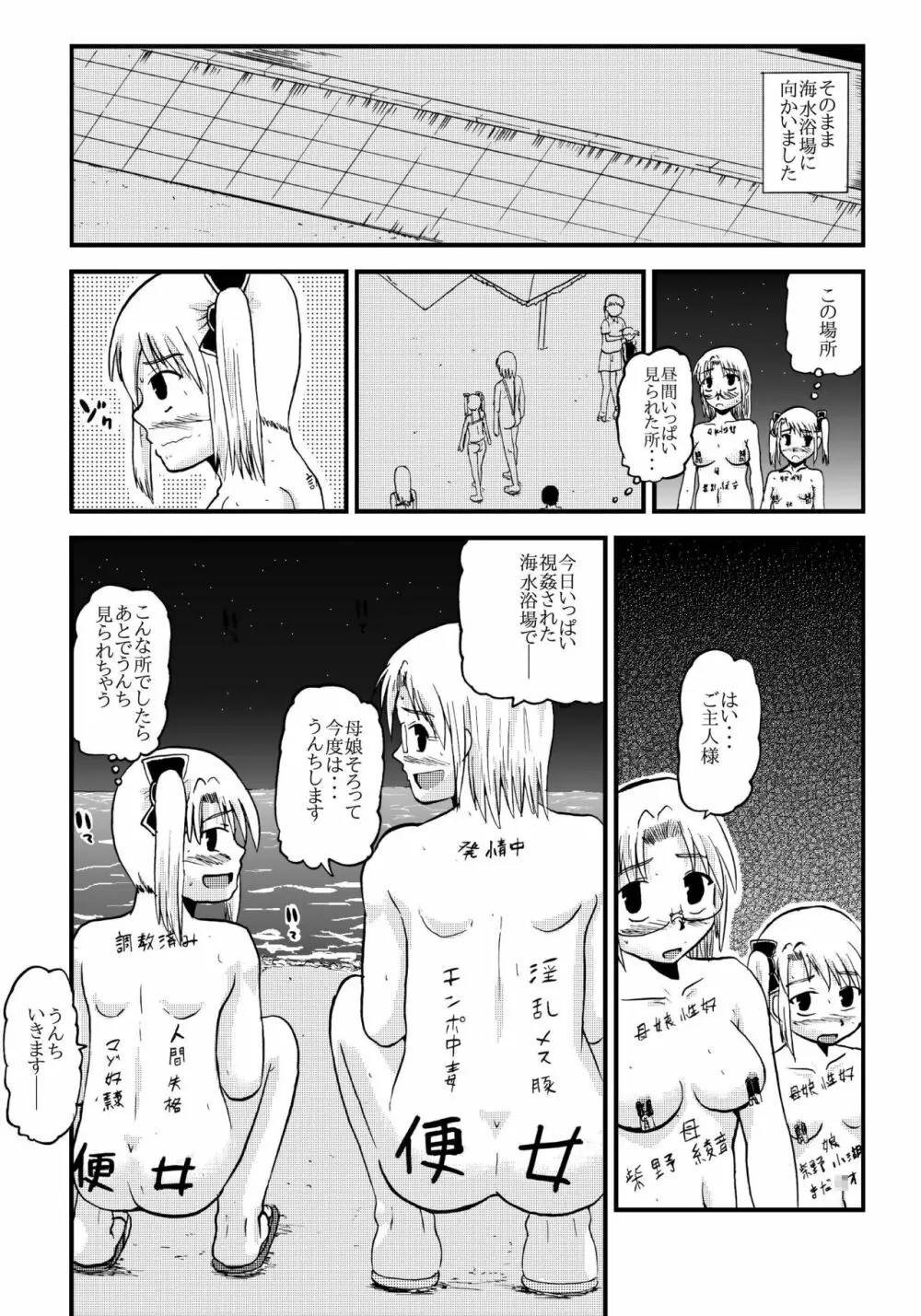 お母さんと一緒 柴野母娘の調教その4 - page17