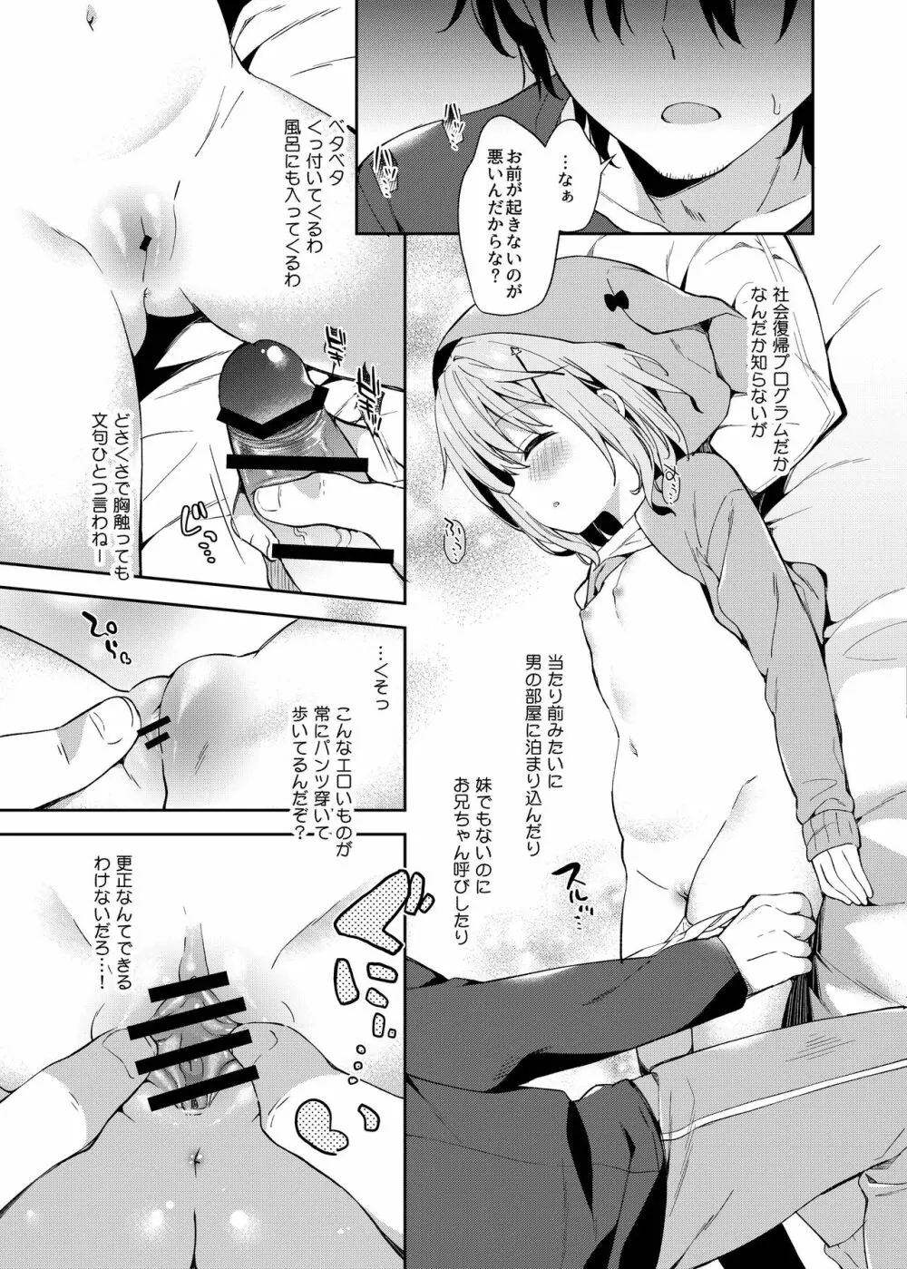 極甘妹のヒキコモリ矯正計画! - page11