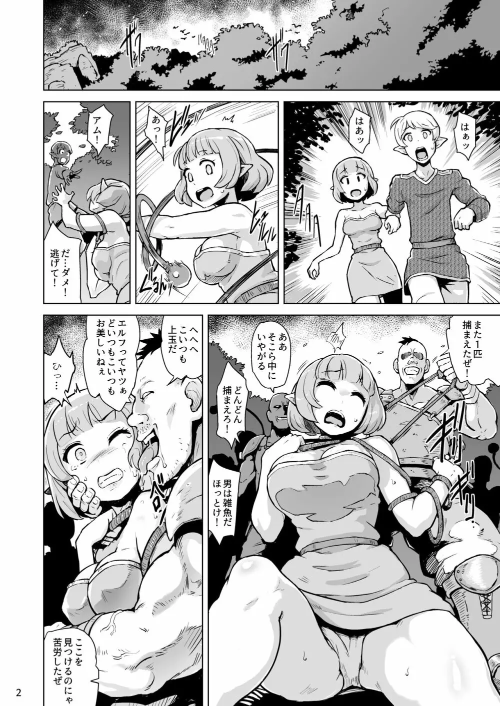 淫欲に狂いしエルフ達の唄 - page3