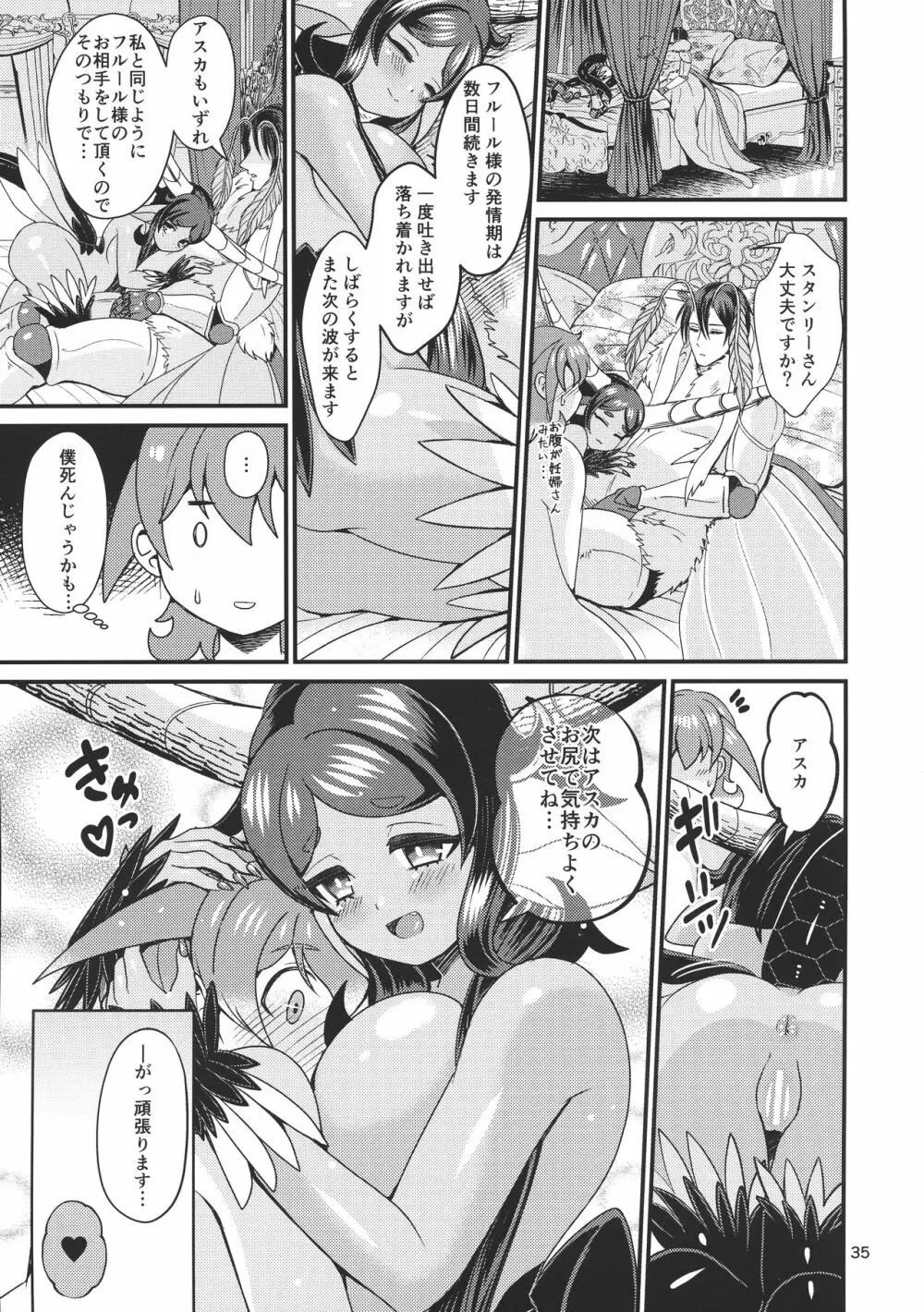 魔族姫フルールの発情期 - page35