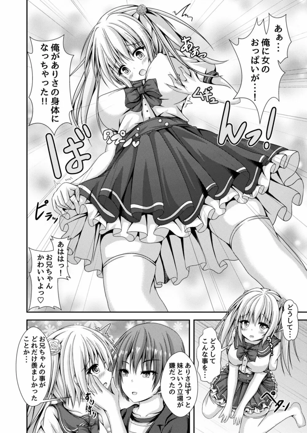 エッチな妹と身体交換～今日から俺はおちんぽ奴隷～ - page7