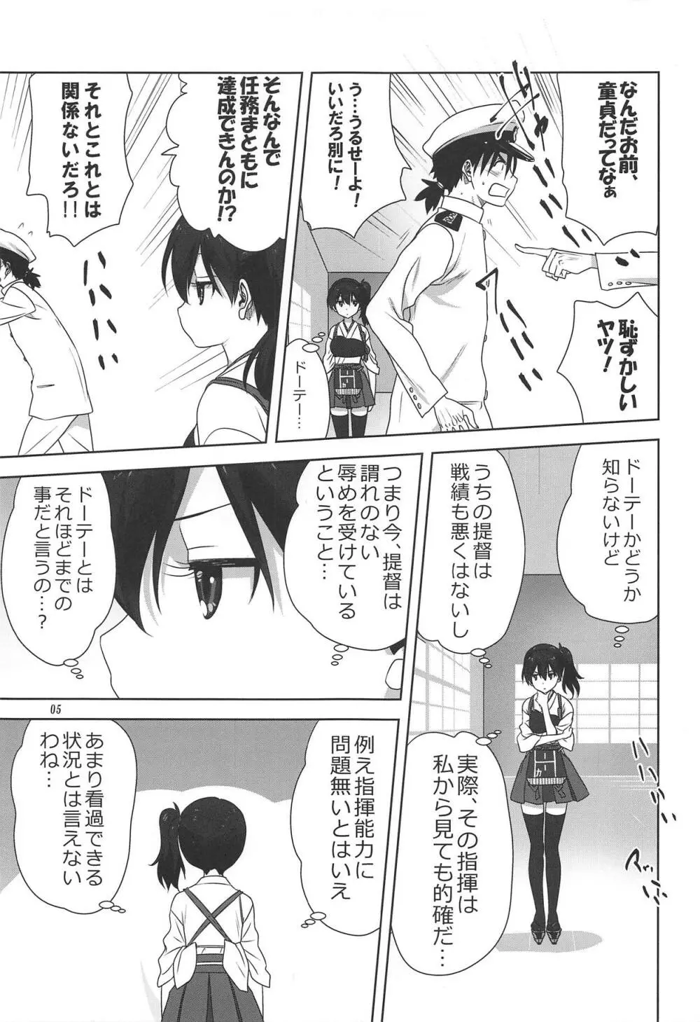 赤城と加賀と提督の一日 - page4