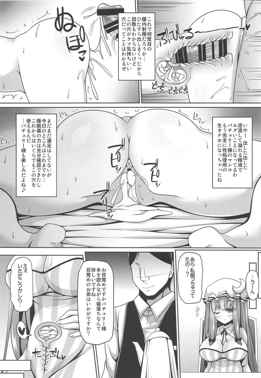 寝ているパチュリーには何をしてもよい - page11