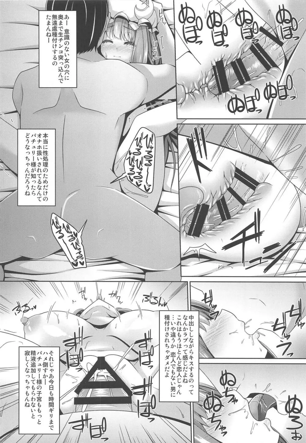 寝ているパチュリーには何をしてもよい - page13