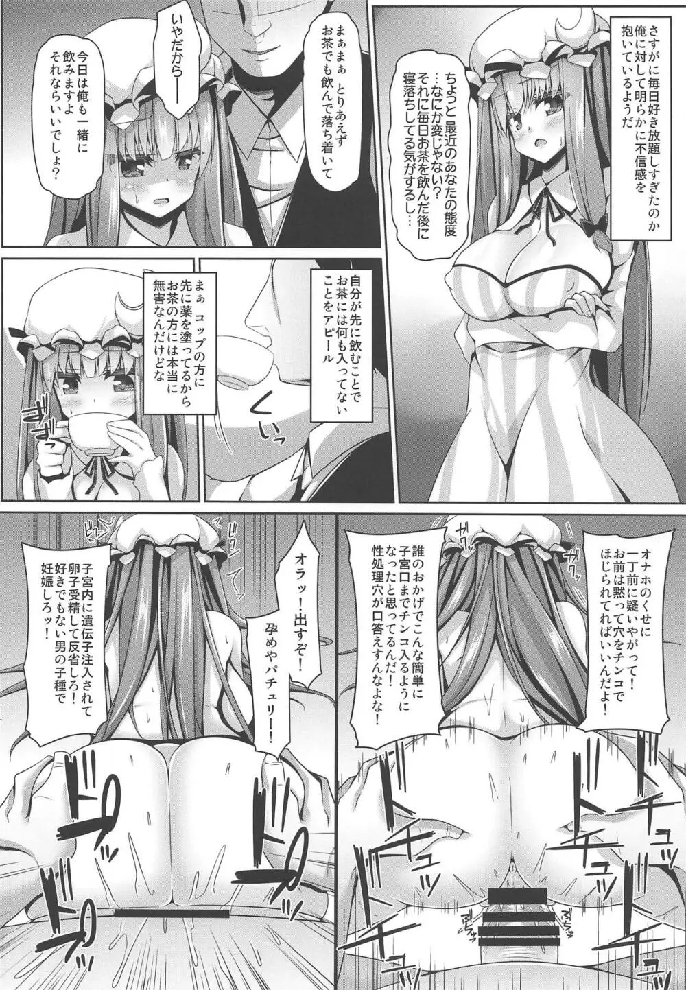 寝ているパチュリーには何をしてもよい - page15