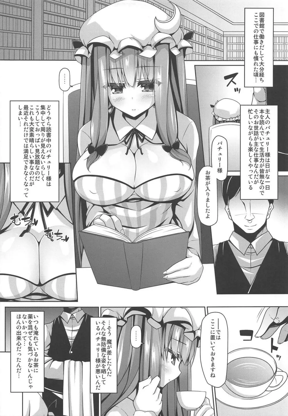 寝ているパチュリーには何をしてもよい - page4