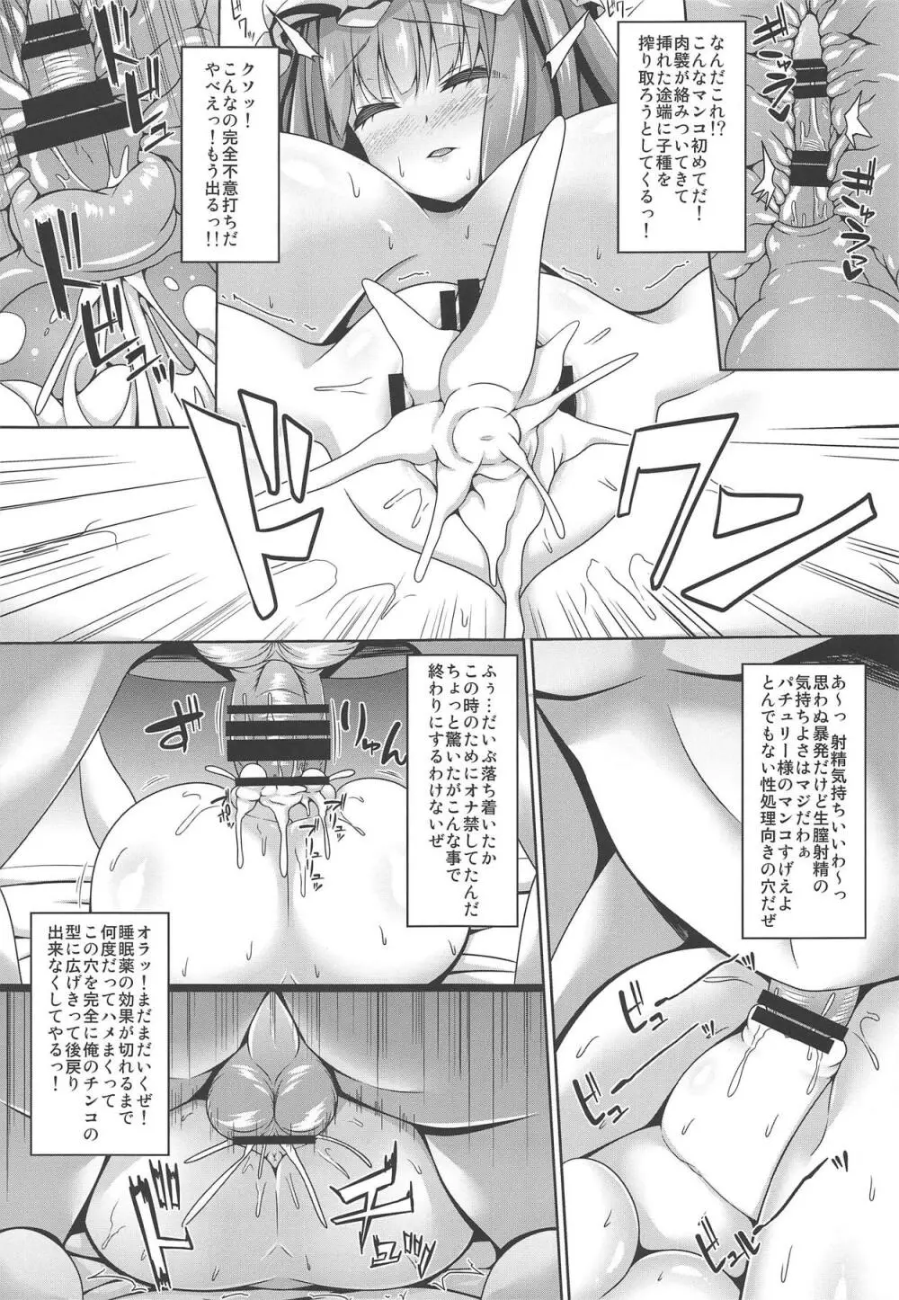 寝ているパチュリーには何をしてもよい - page8