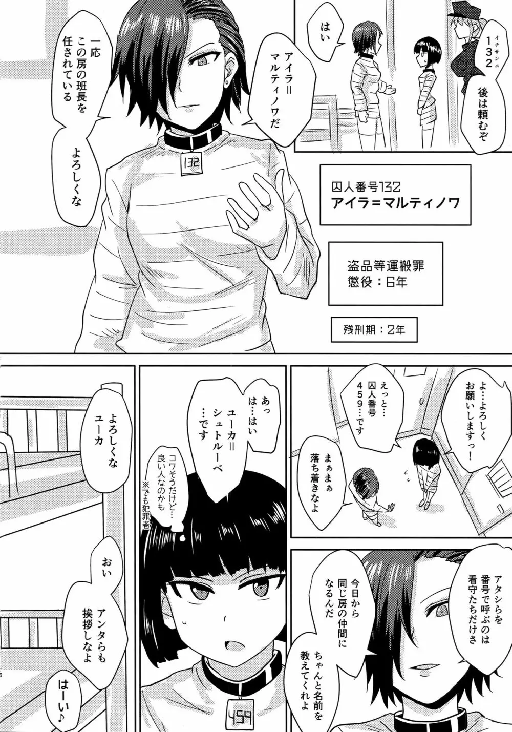 ふたなりプリズン2 第六監獄報告・弐 - page5