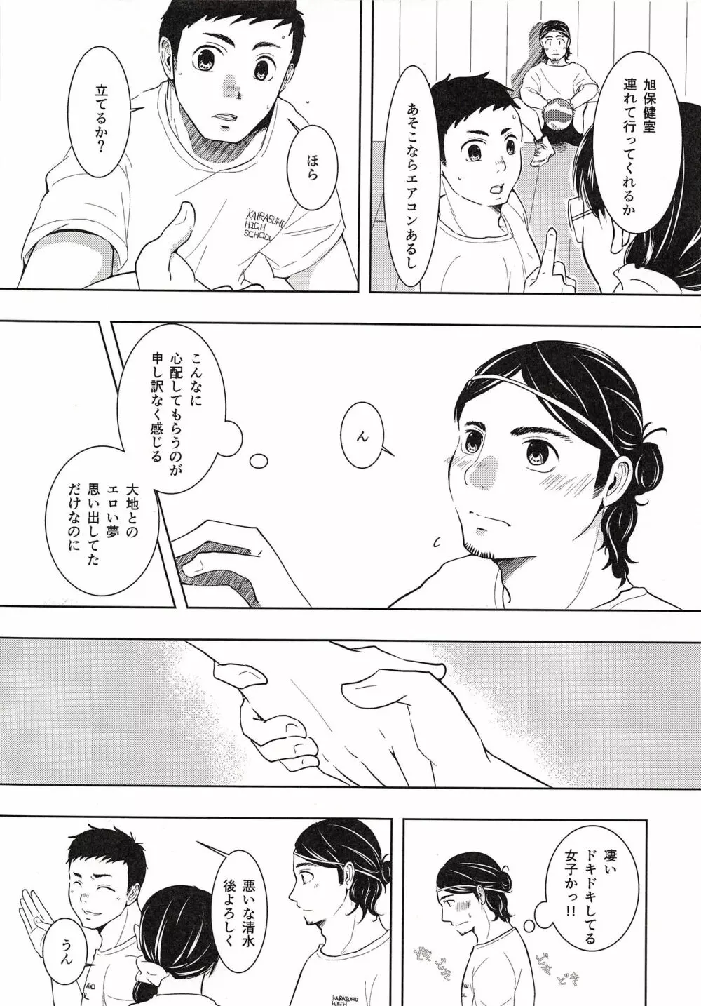 大地と旭と夏合宿 - page6