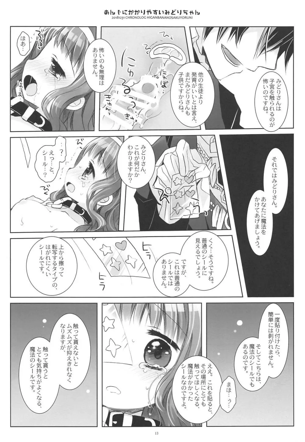 あんじにかかりやすいみどりちゃん - page12