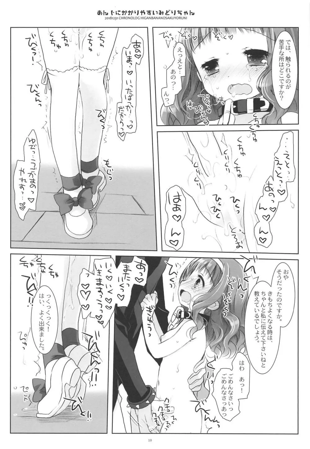 あんじにかかりやすいみどりちゃん - page9