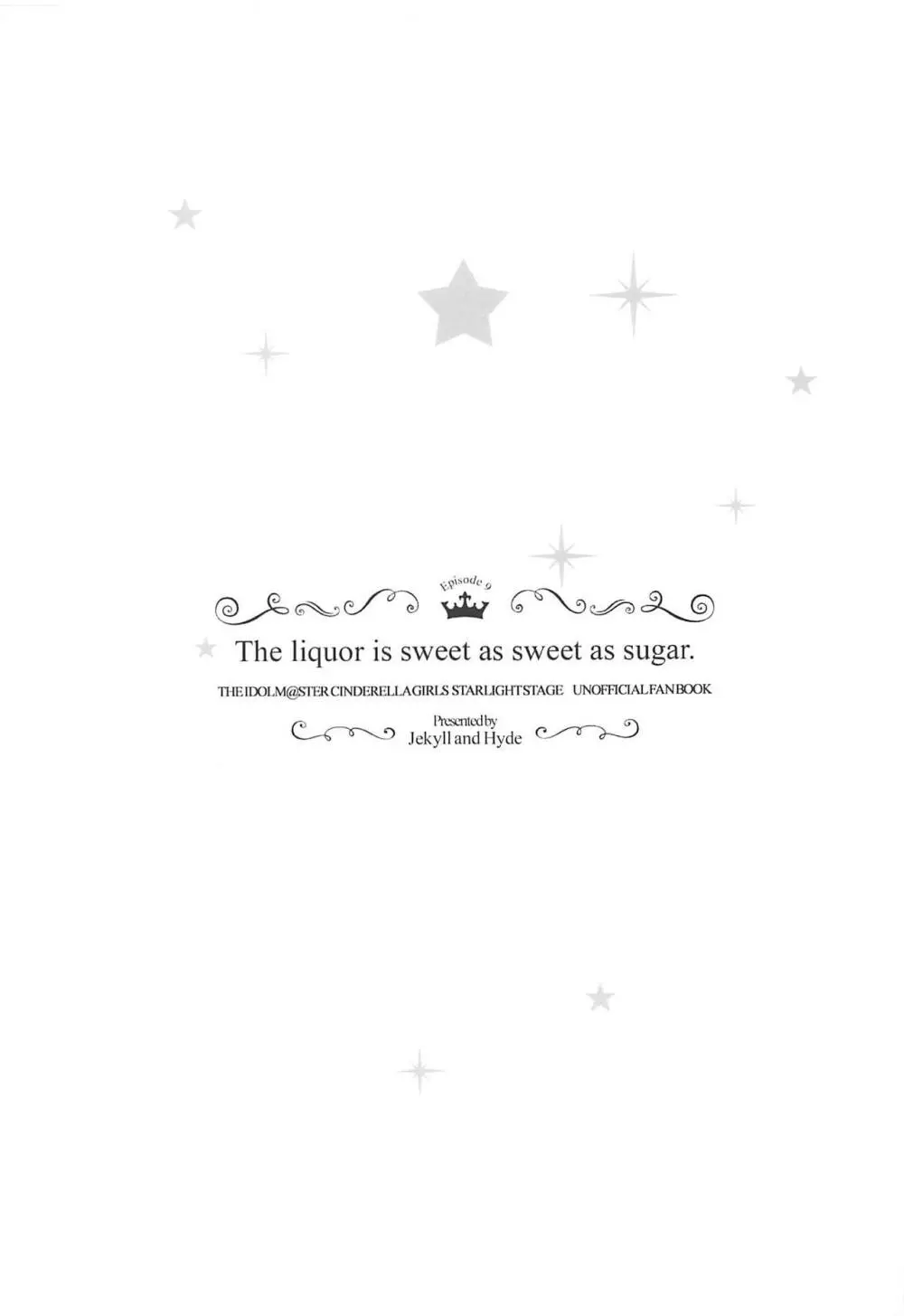 The liquor is sweet as sweet as sugar. - page24
