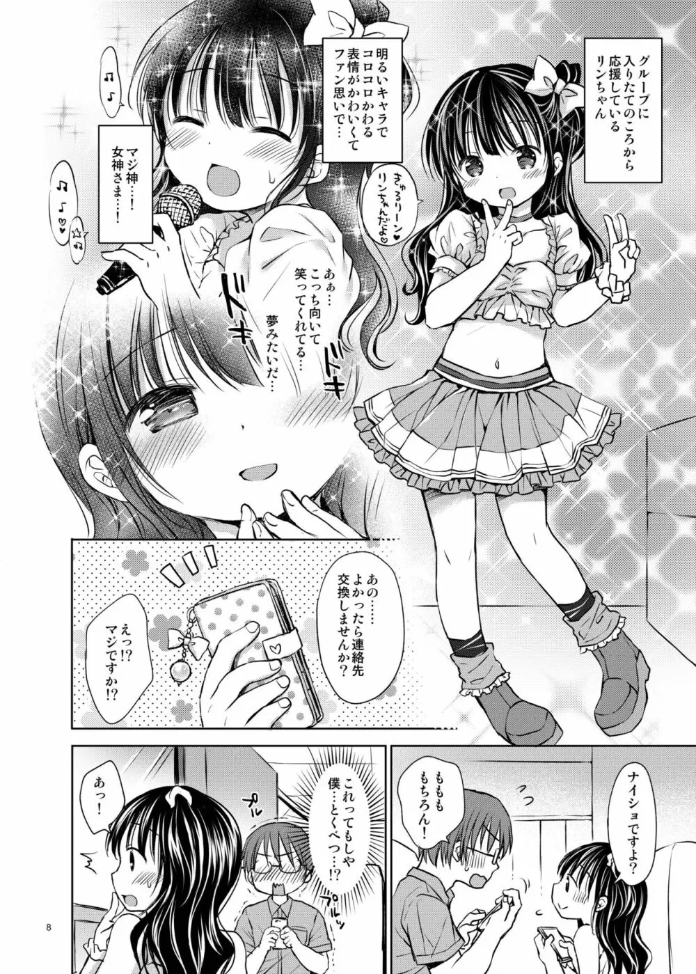 推しメンアイドル♀と マジLoveセックス初体験 - page8