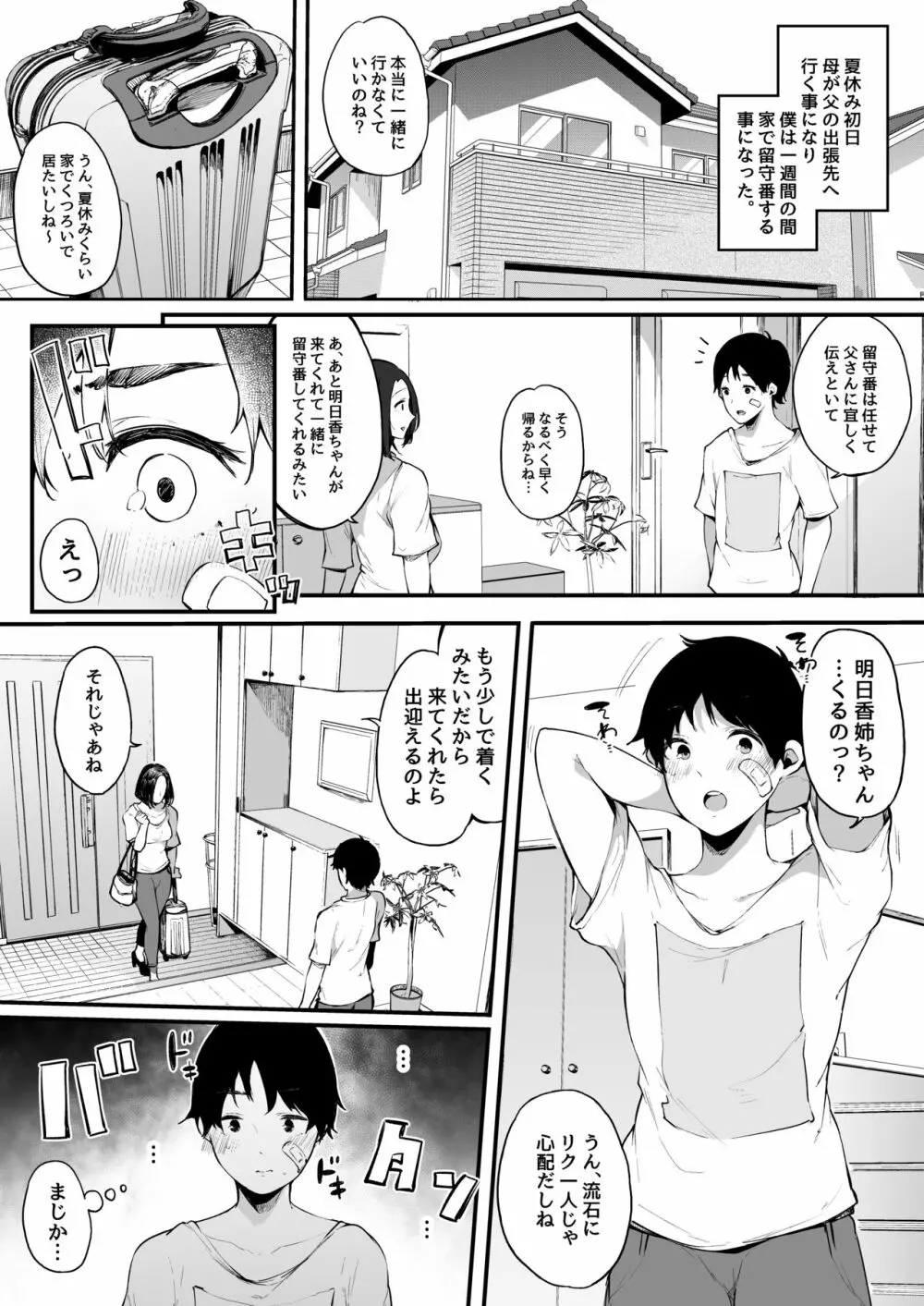 夏休み、姉ちゃんと。 - page3