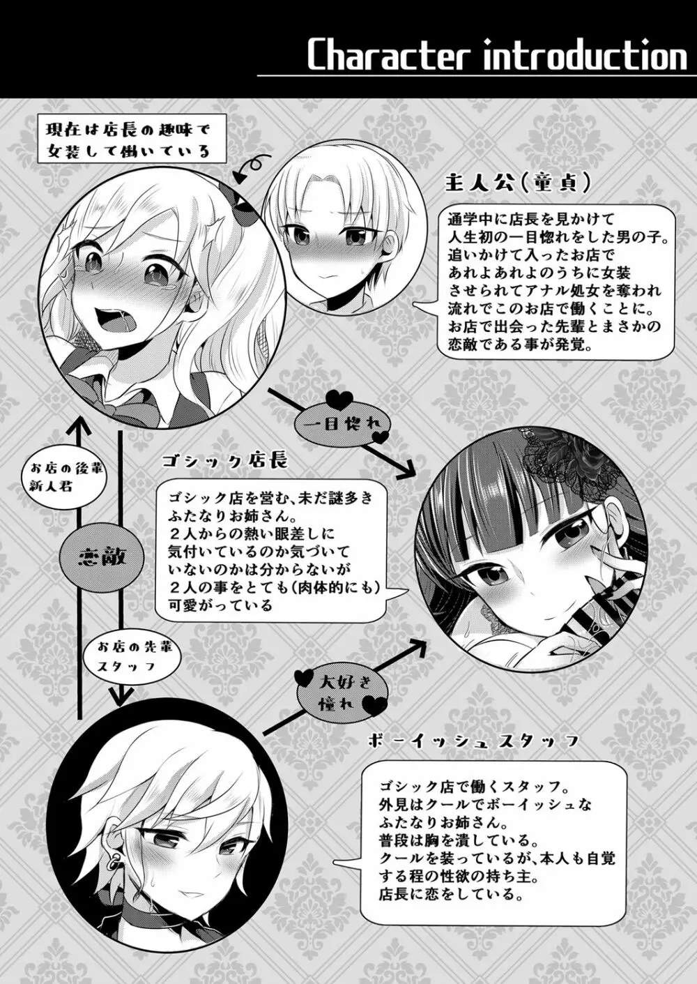 僕たちが一目惚れしたゴシックふたなりお姉さんには敵わない - page4