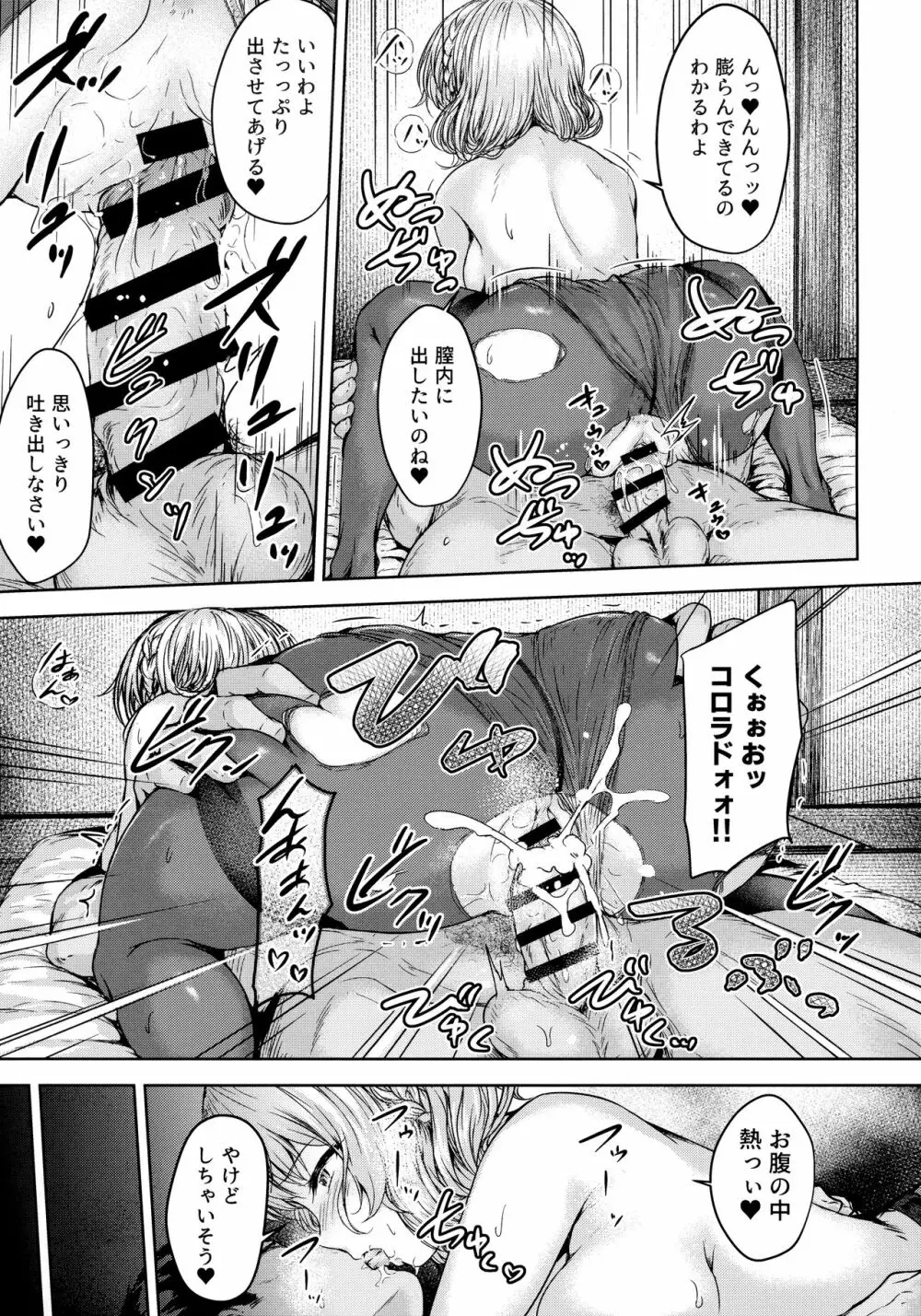 シコシココロラドと夜戦する本 - page14