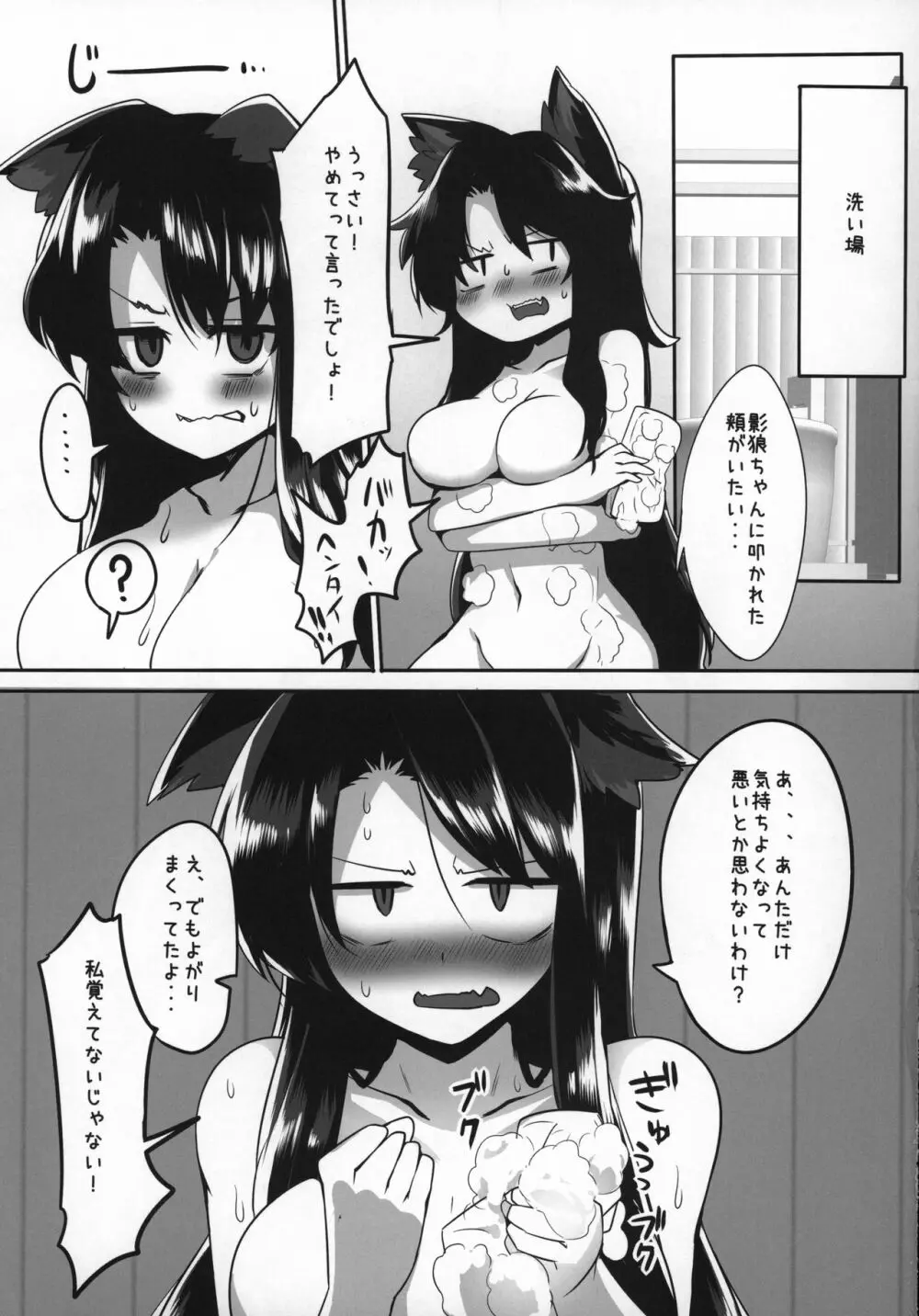 影狼ちゃんとする本 - page20