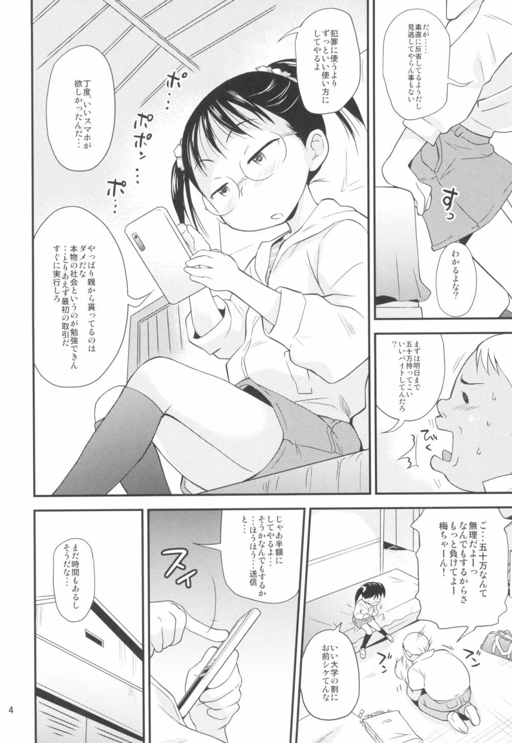 梅ちゃんはクチが悪い - page4