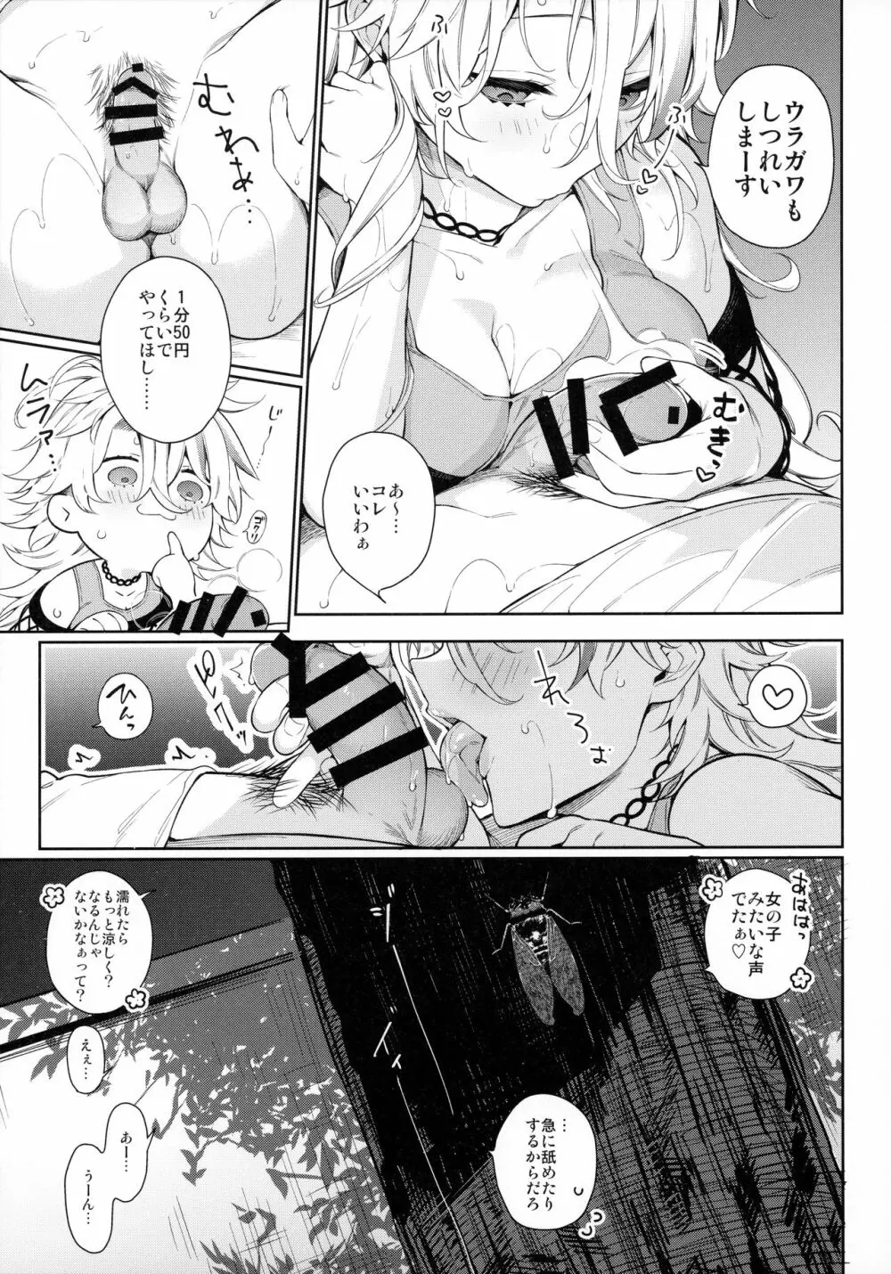 ちきゅうがあちゅあちゅだから彼女がちんたまをフーフーしてくれる本 - page5